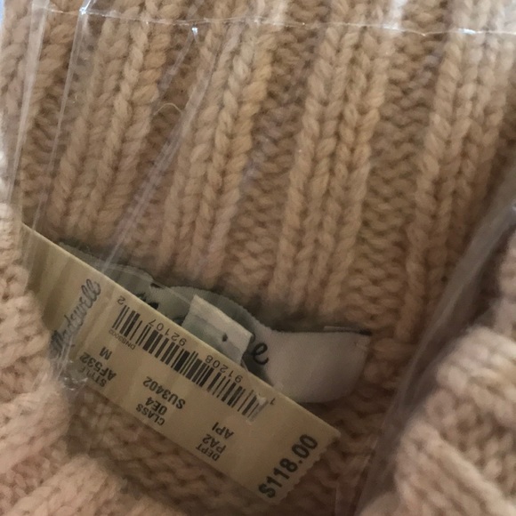 NWT Madewell Mockneck Fair Isle Pullover - Picture 4 of 5
